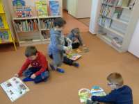 Mateřská škola - Berušky v knihovně 14. 3. 2022-2