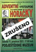 ZRUŠENO:Adventní vystoupení Horaček v Podještědském muzeu-998